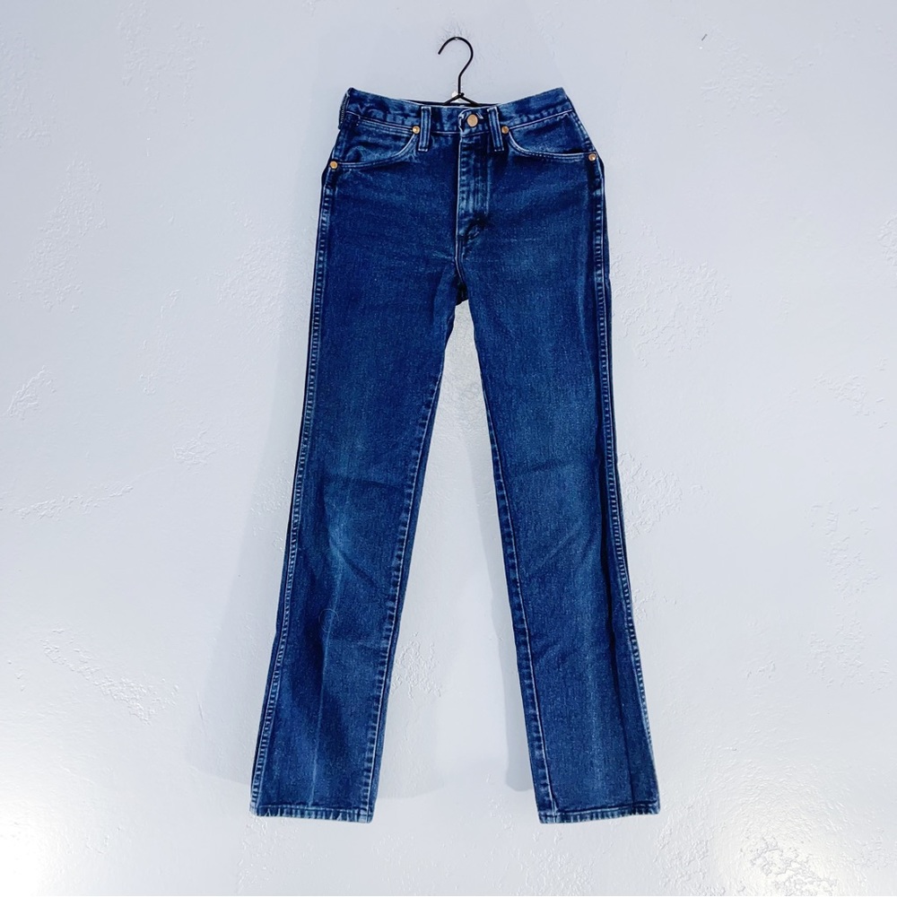 Wrangler 90s Made in USA Dark Wash Jeans 27/25”